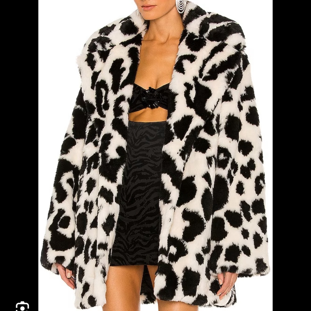 Dundas x Revolve Fur Coat